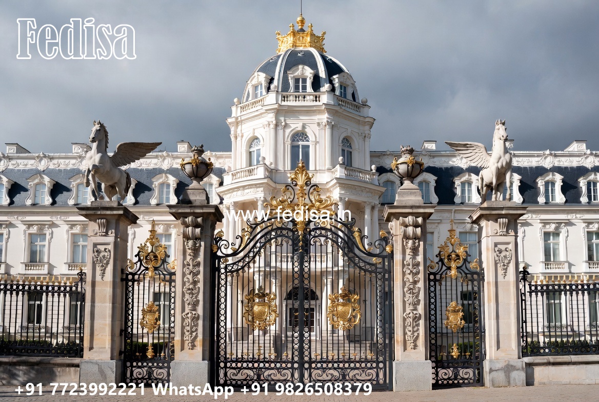 Steel Gate Ka Design, Modern Main Gate Design For Home Iron Gate Stock Photos And Images