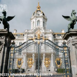 Iron Gate Design For Main Gate, House Gate Grill Design Iron Gate Stock Photos And Images
