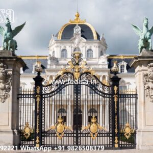 Modern Main Gate Design 2075, Ghar Ke Gate Ke Design Iron Gate Stock Photos And Images