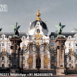 Steel Gate Ka Design, Modern Gate Design 2026 Iron Gate Stock Photos And Images