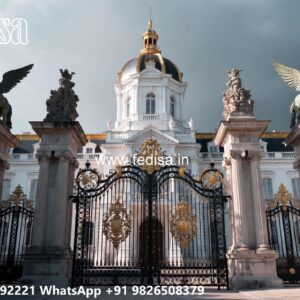 Iron Gate Colour Design, Mid Century Modern Gate Iron Gate Stock Photos And Images