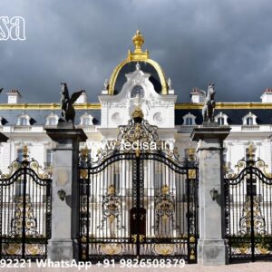 Traditional Gate Design, 7 Feet Gate Design Iron Gate Stock Photos And Images