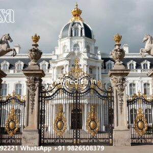 Iron Gate Design For Main Gate, Steel Gate Design Simple Iron Gate Stock Photos And Images