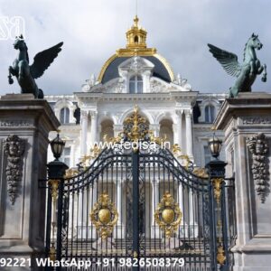 Compound Gate Price, 12 Feet Main Gate Design Iron Gate Stock Photos And Images