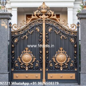 Modern Front Gate, Ss Ka Gate Iron Gate Stock Photos And Images