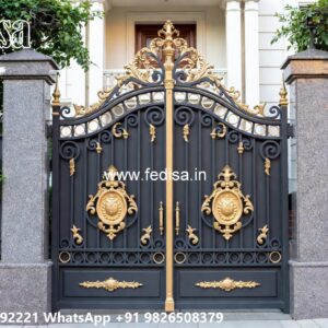 Traditional Gate Design, 6 Feet Main Gate Design Iron Gate Stock Photos And Images