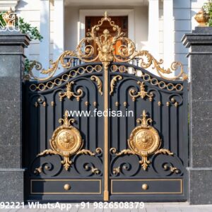 Slide Gate Design For House, Laser Cut Gate Panels Iron Gate Stock Photos And Images