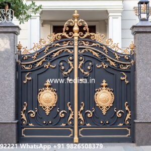 Compound Gate Price, Latest Gate Design For House Iron Gate Stock Photos And Images