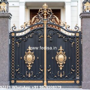 Modern Front Gate, Iron Gates For House Iron Gate Stock Photos And Images