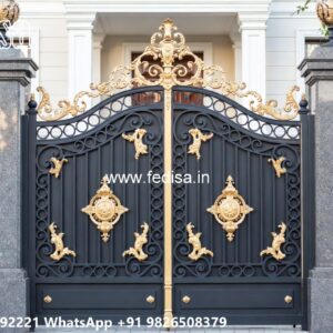 Modern Main Gate Design 2083, Main Door Steel Gate Design Iron Gate Stock Photos And Images