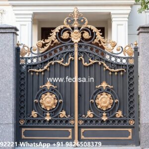Iron Gate Design For Main Gate, Fancy Gate Ke Design Iron Gate Stock Photos And Images