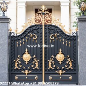 Traditional Gate Design, Stainless Steel Sliding Gate Design Iron Gate Stock Photos And Images