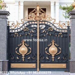 Slide Gate Design For House, Single Gate Designs For Homes Iron Gate Stock Photos And Images