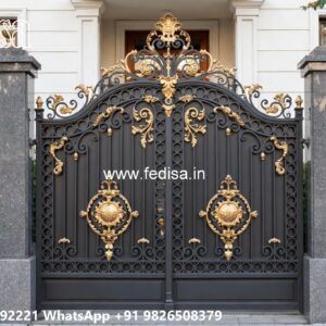 Compound Gate Price, Simple Modern Gate Design Iron Gate Stock Photos And Images