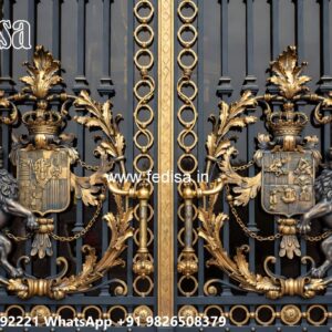 Compound Gate Simple Design, Simple Fence Gate Design Iron Gate Stock Photos And Images