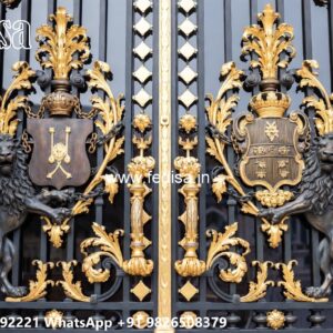 Steel Gate Ka Design, Top Gate Design Iron Gate Stock Photos And Images