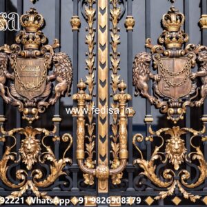 Compound Gate Simple Design, Latest Front Gate Design Iron Gate Stock Photos And Images