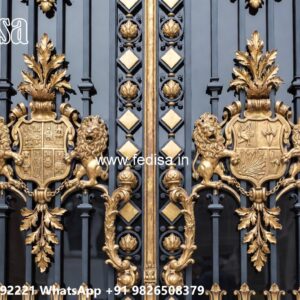 Traditional Gate Design, Modern Wooden Gate Design Iron Gate Stock Photos And Images
