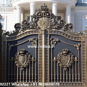 Iron Gate Colour Design, Gate Main Design Iron Gate Stock Photos And Images