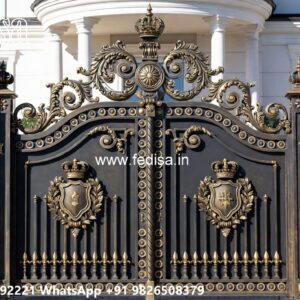 Gate Upper Design, Steel Ka Gate Design Iron Gate Stock Photos And Images