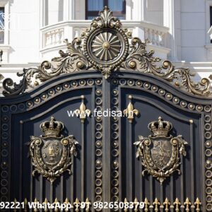 Traditional Gate Design, Gate Design Laser Cutting Iron Gate Stock Photos And Images