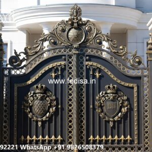 Gate Upper Design, Store Gate Design Iron Gate Stock Photos And Images