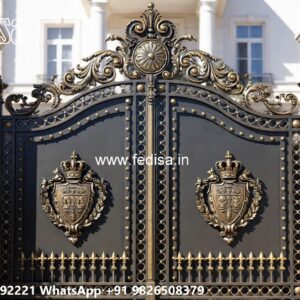 Iron Gate Design For Main Gate, Steel Framed Gates Iron Gate Stock Photos And Images