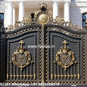 Modern Front Gate, Steel Gate Design Price Iron Gate Stock Photos And Images
