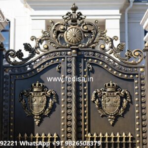 Modern Main Gate Design 2092, Custom Gate Designs Iron Gate Stock Photos And Images