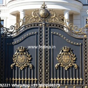 Modern Main Gate Design 2094, 7 Feet Main Gate Design Iron Gate Stock Photos And Images