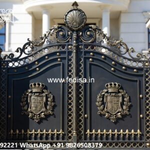 Modern Front Gate, Modern Simple Gate Design Iron Gate Stock Photos And Images