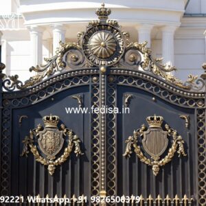 Traditional Gate Design, Aluminium Sliding Gates Designs Iron Gate Stock Photos And Images