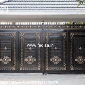 Compound Gate Simple Design, Design Dar Gate Iron Gate Stock Photos And Images