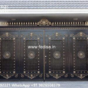 Slide Gate Design For House, House Small Gate Design Iron Gate Stock Photos And Images