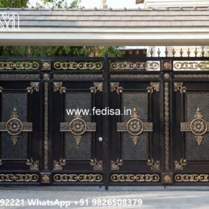 Compound Gate Price, Gate Design Drawing Iron Gate Stock Photos And Images