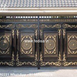 Compound Gate Simple Design, Home Compound Gate Design Iron Gate Stock Photos And Images