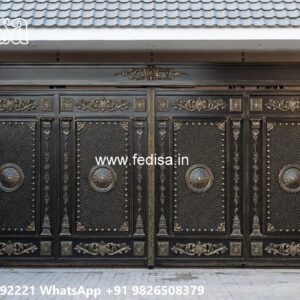 Iron Gate Colour Design, Steel Gate Design New Iron Gate Stock Photos And Images