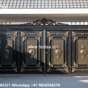Steel Gate Ka Design, Main Gate Iron Door Design Iron Gate Stock Photos And Images