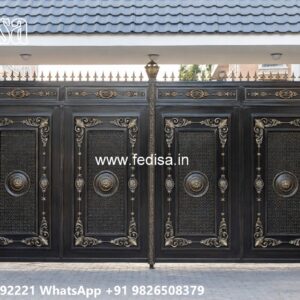 Compound Gate Price, Folding Steel Gate Design Iron Gate Stock Photos And Images