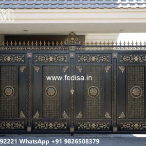 Slide Gate Design For House, Best Gate Design For Small House Iron Gate Stock Photos And Images