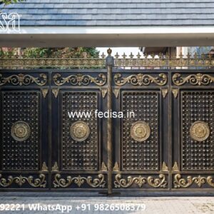 Steel Gate Ka Design, Rod Gate Design Iron Gate Stock Photos And Images
