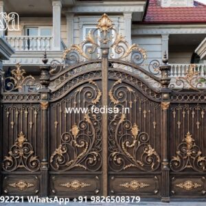 Modern Main Gate Design 2106, Wall Compound Get Design Iron Gate Stock Photos And Images