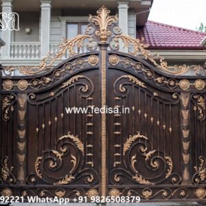 Slide Gate Design For House, Modern Iron Gate Design For House Iron Gate Stock Photos And Images