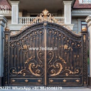 Modern Main Gate Design 2108, House Compound Gate Design Iron Gate Stock Photos And Images