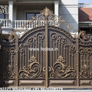 Slide Gate Design For House, Industrial Main Gate Design Iron Gate Stock Photos And Images