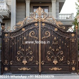 Gate Upper Design, New Grill Gate Design Iron Gate Stock Photos And Images