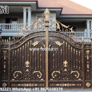 Gate Upper Design, House Boundary Gate Iron Gate Stock Photos And Images