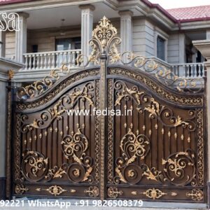 Iron Gate Design For Main Gate, Modern Home Gates Iron Gate Stock Photos And Images