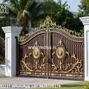 Iron Gate Colour Design, Front Main Gate Designs For Houses Iron Gate Stock Photos And Images