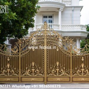 Iron Gate Design For Main Gate, Gate Compound Design Iron Gate Stock Photos And Images